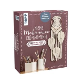 Kleine Knüpfmomente: Makramee-Knüpf-Set - Federleichter Traumfänger