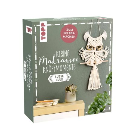Kleine Knüpfmomente: Makramee-Knüpf-Set - Süße Eule
