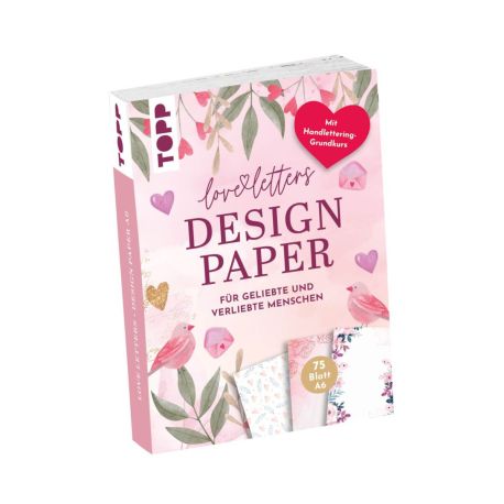 Design Paper Love Letters A6