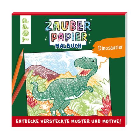 Zauberpapier Malbuch Dinosaurier