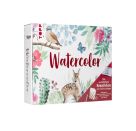 Watercolor - Die wunderbare Kreativbox. Mit Anleitungsbuch und Material
