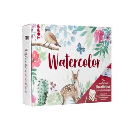 Watercolor - Die wunderbare Kreativbox. Mit Anleitungsbuch und Material