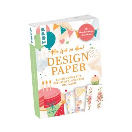 Design Paper A6: Alles Gute zu allem. Mit Handlettering-Grundkurs