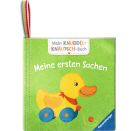 Mein Knuddel-Knautsch-Buch: Meine ersten Sachen, weiches Stoffbuch, waschbares Badebuch, Babyspielzeug ab 6 Monate