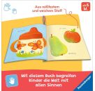Mein Knuddel-Knautsch-Buch: Meine ersten Sachen, weiches Stoffbuch, waschbares Badebuch, Babyspielzeug ab 6 Monate