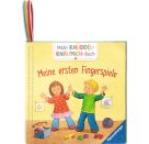 Mein Knuddel-Knautsch-Buch: Meine ersten Fingerspiele, weiches Stoffbuch, waschbares Badebuch, Babyspielzeug ab 6 Mona