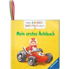 Mein Knuddel-Knautsch-Buch: Mein erstes Autobuch, weiches Stoffbuch, waschbares Badebuch, Babyspielzeug ab 6 Monate