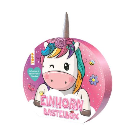Einhorn-Bastelbox. Mit Anleitungen, Bastelmaterial und Mitmachbuch