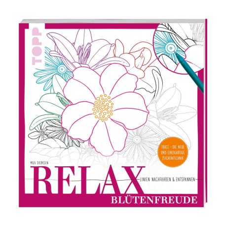 Relax Blumen - Linien
