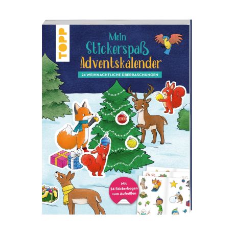 Stickerbuch-Adventskalender