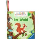 Mein Knuddel-Knautsch-Buch: Im Wald, weiches Stoffbuch, waschbares Badebuch, Babyspielzeug ab 6 Monate