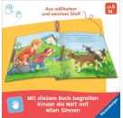 Mein Knuddel-Knautsch-Buch: Meine Tierkinder, weiches Stoffbuch, waschbares Badebuch, Babyspielzeug ab 6 Monate
