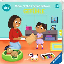 Ravensburger Play+ Mein erstes Schiebebuch: Gefühle, Baby-Buch ab 18 Monate