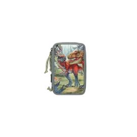 Dino World 3 Fach Federtasche BITE