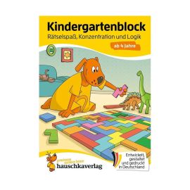 Kindergartenblock ab 4 Jahre – Rätsel-Spaß, Konzentration und Logik