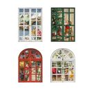 Nostalg. Adventsfenster, Mini-Adventskal.(Behr) 4x6 Ex.sort.