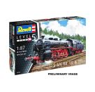 Model Set Schnellzuglokomotive S3/6 BR18 mit Tender, Revell Modellbausatz mit Basiszubehör