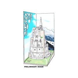 Tiny Adventures - Herr der Ringe Minas Tirith, Handgefertigte Miniaturwelten zum Zusammenbauen