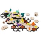 Ravensburger GraviTrax Junior Starter-Set L Dino24586 - Erweiterbare Kugelbahn für Kinder, Murmelbahn aus umweltfreund