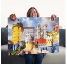 Ravensburger Puzzle 12001314, Beautiful Castles: Palácio Nacional da Pena, Portugal, 1000 Teile Puzzle für Erwachsene