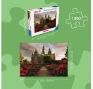 Ravensburger Puzzle 12001315, Beautiful Castles: Schloss Rosenborg, Dänemark, 1000 Teile Puzzle für Erwachsene und Kin