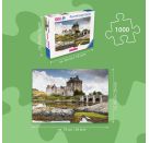 Ravensburger Puzzle 12001315, Beautiful Castles: Eilean Donan Castle, Schottland, 1000 Teile Puzzle für Erwachsene und