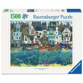 Ravensburger Puzzle 12001398 - Habour of Wonders: a Bustling Fantasy Port - 1500 Teile Puzzle für Kinder und Erwachsen