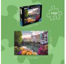Ravensburger Puzzle 12001425 - Ausflug nach Tübingen - 1000 Teile Puzzle für Erwachsene ab 14 Jahren