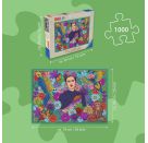 Ravensburger Puzzle 12001475 - Frida Kahlos Paradise: Parrot, Monkey and Blooms - 1000 Teile Puzzle für Erwachsene un