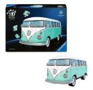 Ravensburger 3D Puzzle Iconics: 12008035 Volkswagen T1 - Eine echte Ikone der Automobilgeschichte. Der VW Bulli im Mod