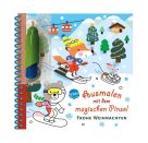 Ausmalen mit dem magischen Pinsel – Frohe Weihnachten