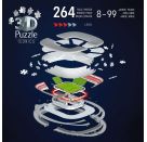 Ravensburger 3D Puzzle Iconics: 12008033 Allianz Arena - mit Licht - Das berühmte Stadion des FC Bayern München als be