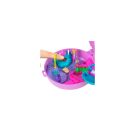 Polly Pocket Planet Polly-Schatulle, Spielset mit 1 Minipuppe und Hündchen, Reisespielzeug mit passendem Zubehör