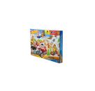 Hot Wheels Adventskalender 2025 mit 10 Spielzeugfahrzeugen im Maßstab 1:64 und 24 Zubehörteilen
