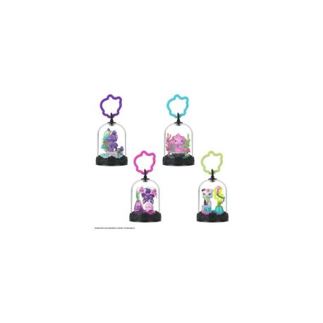 Monster High Haustier-Schlüsselanhänger, Tierfiguren mit Zubehör und zusammenbaubarem Terrarium
