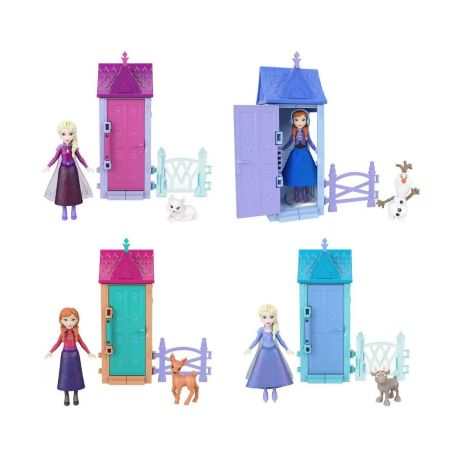 Disney Die Eiskönigin Kleine Puppen Arendelle Village Stackers Reveal im Thekendisplay