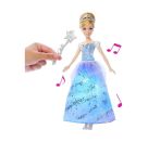Disney Princess, Cinderella-Modepuppe im bezaubernden Ballkleid mit Licht und Geräuschen, vom Film inspiriert