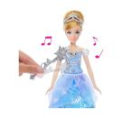 Disney Princess, Cinderella-Modepuppe im bezaubernden Ballkleid mit Licht und Geräuschen, vom Film inspiriert