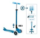 GLOBBER ELITE GLOW LIGHTS petrol, mit Leuchtrollen und Glow-Effekt