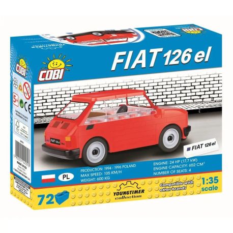 COBI 24531 MALY FIAT 126P 1994-1999