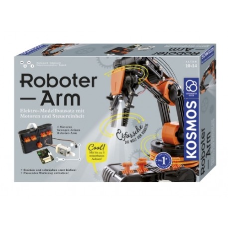 KOSMOS - Roboter-Arm - Modellbausatz für deinen elektrischen Roboterarm