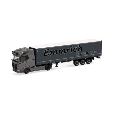 herpa - DAF XG+ Gardinenplanen-SZ Emmrich Transporte