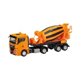 herpa - MAN TGX GN Betonmischer-SZ 2achs/2achs, kommunalorange