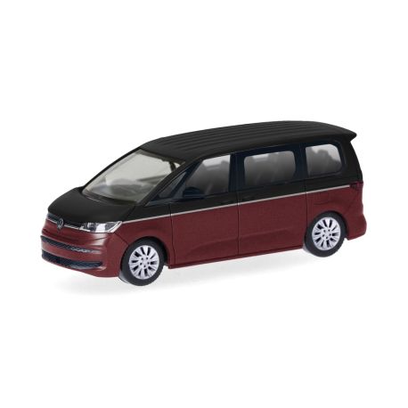 herpa - VW Multivan, Deep-Black/Fortanarot