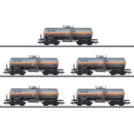 Märklin 46465 - H0 Chlorgaskesselwagen-Set VTG