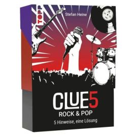 CLUE5  Rock   Pop. 5 Hinweise, nur eine Lösung. Das Trend-Quiz für deine Tasche