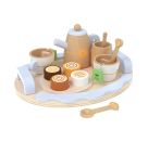 SpielMaus Küche Holz Tee-Set, 16-teilig