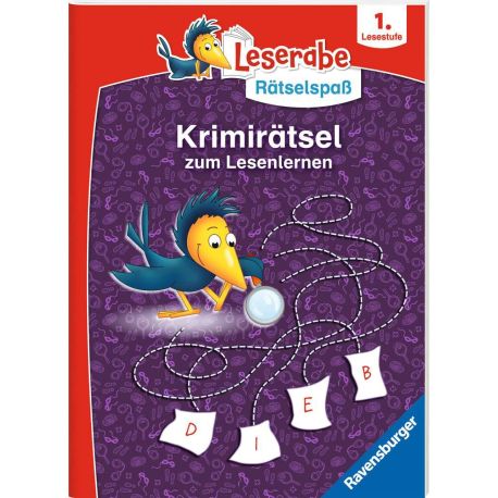 Ravensburger Leserabe Rätselspaß - Krimirätsel zum Lesenlernen - 1. Lesestufe, Rätselbuch ab 6 Jahre