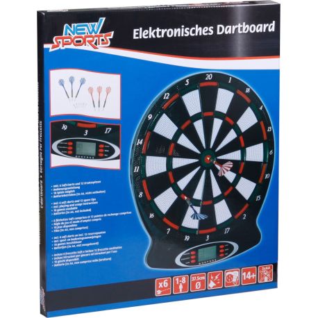 New Sports Elektronisches Dartboard, 18 Spiele