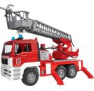Bruder 02771 MAN Feuerwehr mit Drehleiter, Licht und Sound